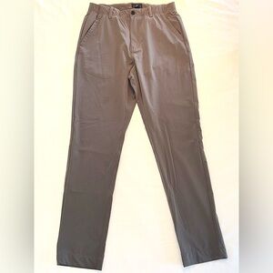 Brooks Brothers Golf Performance Nylon/Spandex Pants Charcoal Chinos 34x34